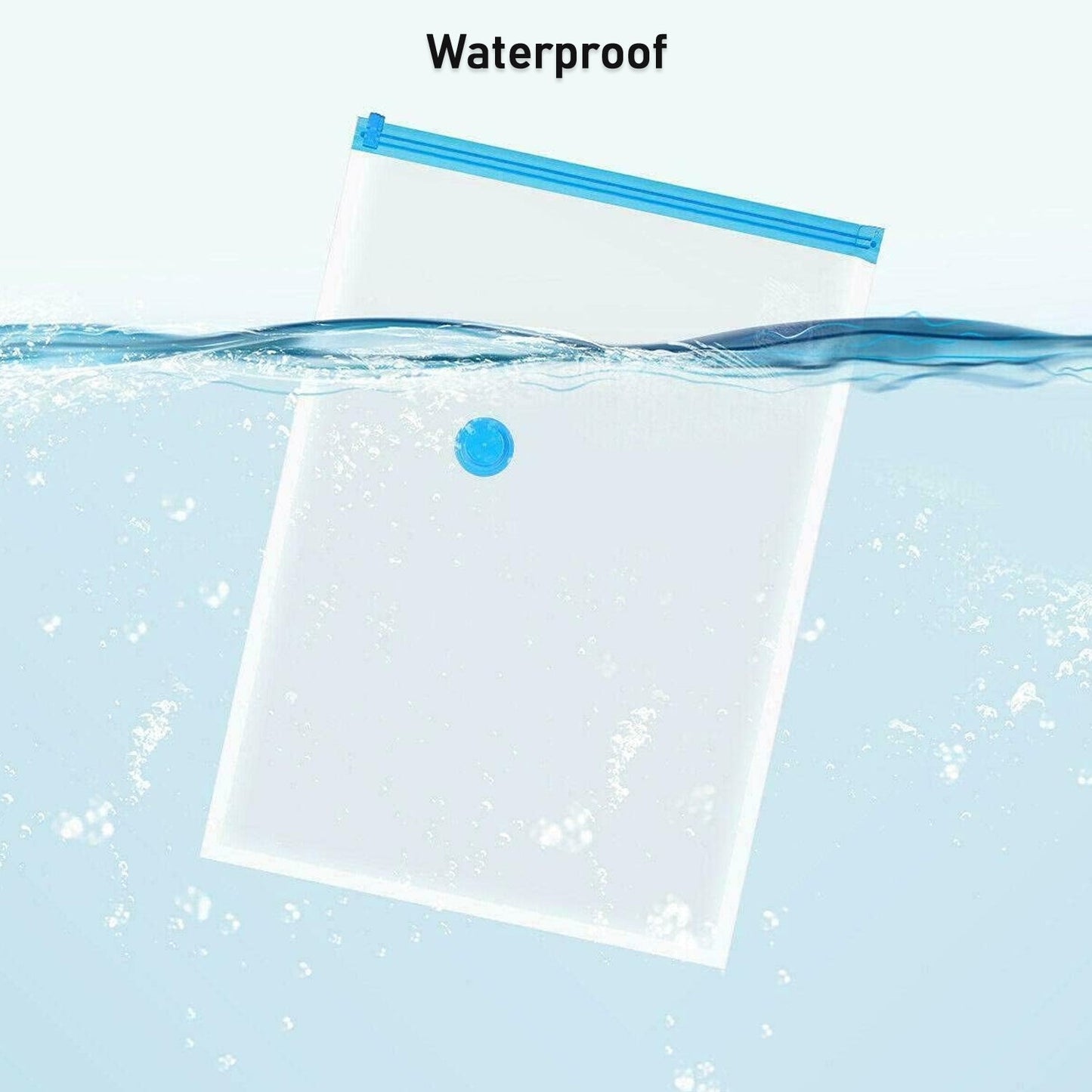 17826 Vacuum Storage Bags With Suction Pump Shirt Clips - Vacuum Bags - Big Capacity Vacuum Seal Bags For Travel Clothes Blankets Pillows Compression Bags Space Saver Vacuum Storage Bags (5 Pcs Set) - Trendynest