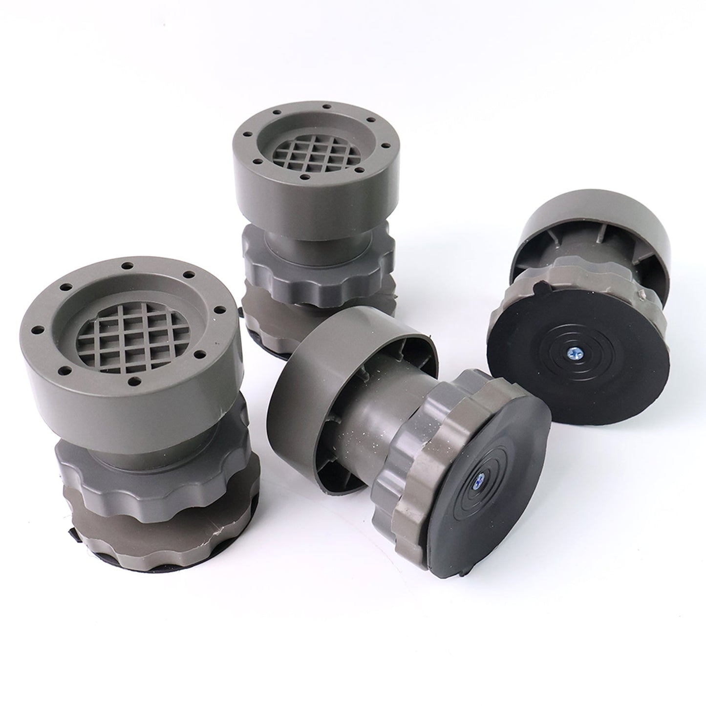 Adjustable Anti - Vibration Pads 🛠️ for Washing Machine Refrigerator (4 Pc) - Trendynest