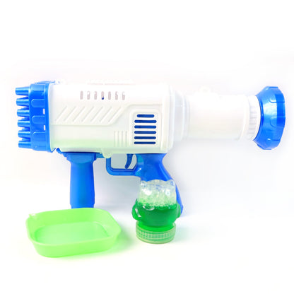 32 Holes Big Rechargeable Powerful Machine Bubble Gun Toys (1 Set) - Trendynest
