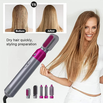 5 In 1 Hair Dryer Brush Multifunctional Hot Air Styler Hair Tools - Trendynest
