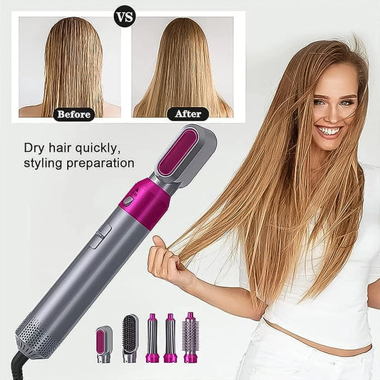 5 In 1 Hair Dryer Brush Multifunctional Hot Air Styler Hair Tools - Trendynest