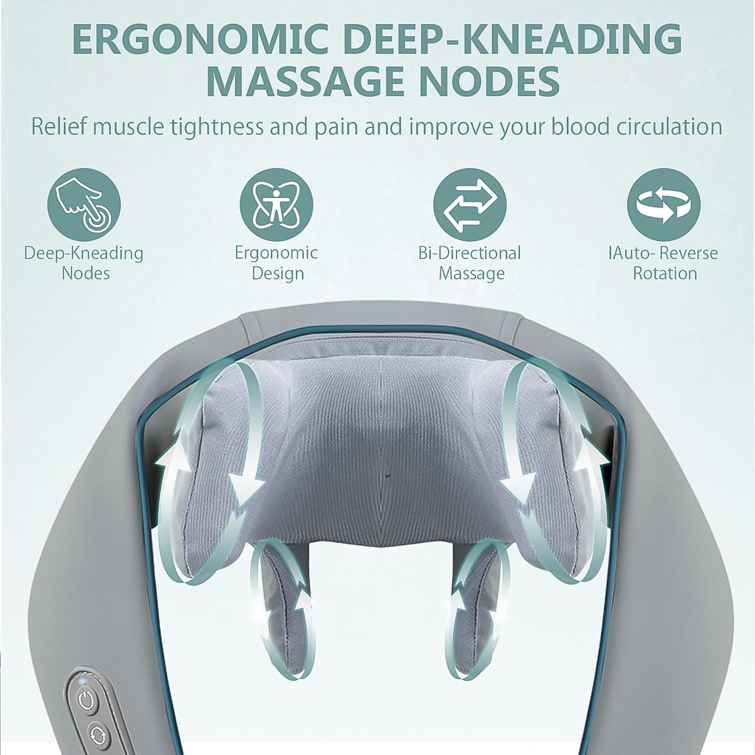 5D Heated Neck & Back Massager – Full Body Pain Relief - Trendynest