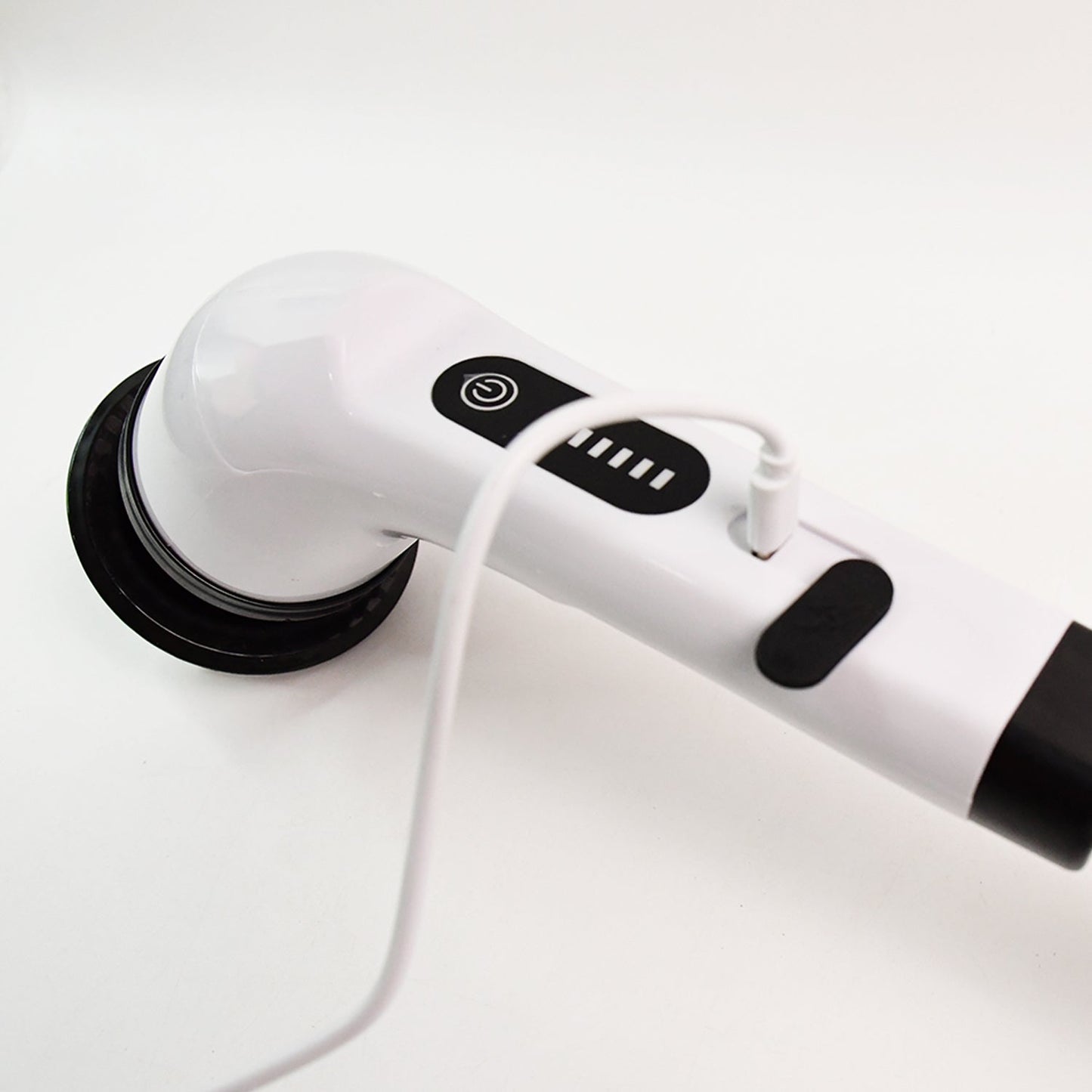 7 - in - 1 Electric Spin Scrubber Cleaning Brush With Extension Handle (1 Set) - Trendynest