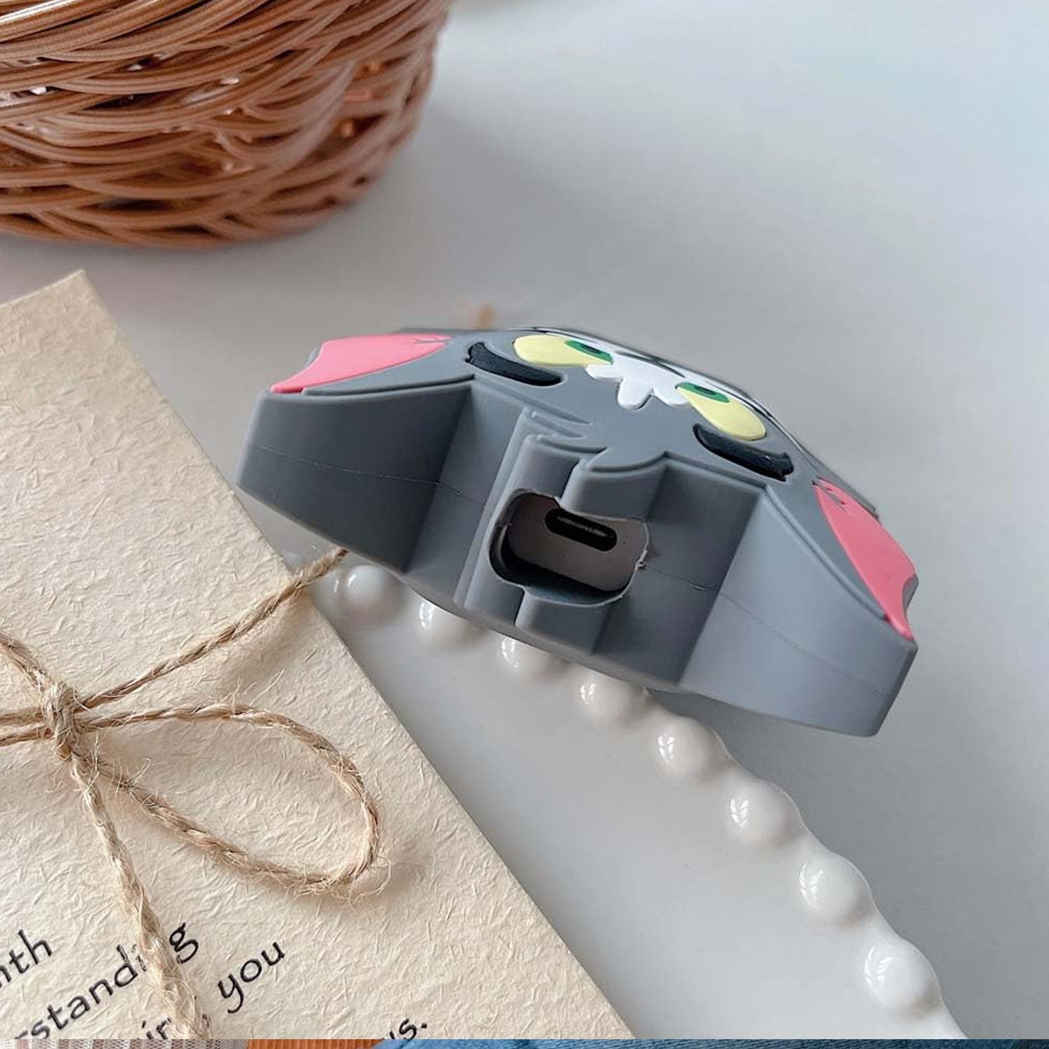 Cartoon Character Silicon Charger Case Cover For Ip 18 - 20w (Mix Design 1 Pc) - Trendynest